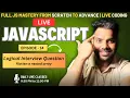 JavaScript Deep Dive - Episode 14 Top 5 JavaScript Logic Questions Explained JS Mastery Live