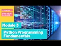 Python for Data Science Module 3