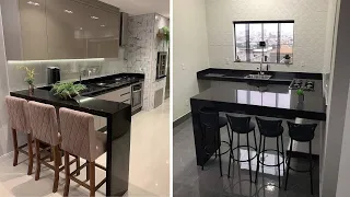 +30 Ideas de Cocinas Pequeñas con Desayunadores Prácticas y Funcionales que Ahorran 4m² y $2000 de