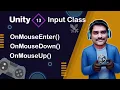 OnMouseEnter OnMouseDown OnMouseUp OnMouseExit in Unity - Unity Scripting API Input Tutorial 13