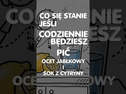 Pijesz ocet jabłkowy z cytryną? ZOBACZ, co naprawdę działa