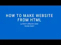 HTML Learning Part-3 Simple Website For Beginners Bangla Tutorial 2020