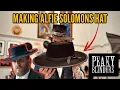MAKING ALFIE SOLOMONS HAT PEAKY BLINDERS - Full process long ASMR