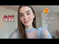 Download Lagu 4K Transparent Sheer Dress Try-On Haul \u0026 See Through Outfits Review | Summer Bikini (2025)