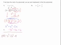 Writing Polynomial Equations from Rational Roots