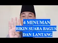 Download Lagu 4 MINUMAN YANG BIKIN SUARA BAGUS DAN LANTANG