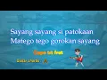 Download Lagu SI PATOKAAN - VOCAL + MINUS ONE ( with chords and lyrics )