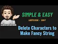 Delete Characters to Make Fancy String Simple Easy Leetcode 1957 codestorywithMIK