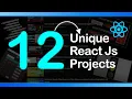Build 12 Unique Amazing React Js projects Full Course