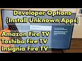Amazon Fire TV s Locate Developer Options Install Unknown Apps ADB Debugging