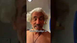 Military man tries pirate hair!