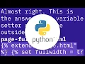 How to set a variable in a child template in Jinja2