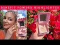 Benefit Cosmetics Cookie or Tickle Golden Pearl Highlighter Glow Up with Radiant Skin