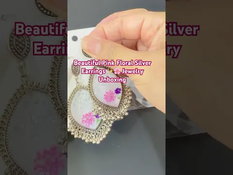 Elegant Silver Jhumka Style Floral Earrings 🌸✨ | Ornate Store