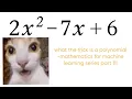 Intuition behind polynomials Mathematics for machine learning part 1