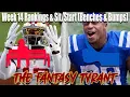 Week 14 Rankings Sit Start Streaming Defenses more