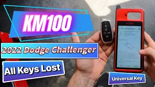 How To Program Dodge Keys with Autel KM100 Generating a Universal Key Dodge Challenger Up to 2023