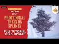 Blender Geometry Nodes - Procedural Tree Tutorial 2025 Update