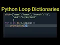 Python Loop Dictionaries Access Dictionaries items using loops Python Programming in Hindi