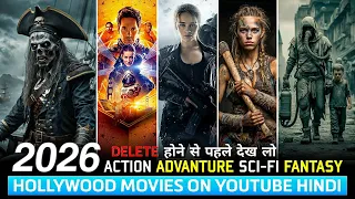 top 10 new hollywood adventure movies on youtube in hindi 2026 hollywood movies in hindi dubbed 