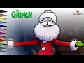 The Grinch Coloring page for children Color Kids TV