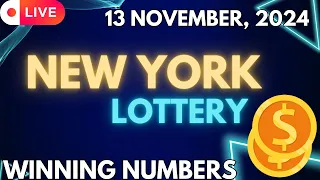 New York Midday Lottery Results For - 13 Nov 2024