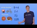 Division Remainders vs Decimals - Math Antics Extras