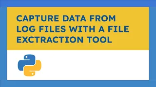 Python log file extraction tool for finding and capturing the most relevant timestamp data