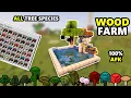 Best Tree Wood Farm for Minecraft 26 1 2 15 000 Items per hour ianxofour