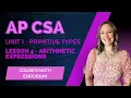 AP CSA - Unit 1 Primitive Types