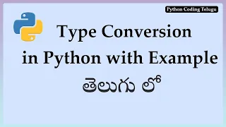 Python Type Conversion in Telugu Python Tutorial in Telugu Technical Srikanth