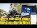 Simple Ryobi RM480e Battery Replacement in 15 Minutes - Single 48v Lithium w LiFePO4 Charger