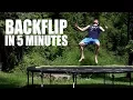 Learn How to Backflip On a Trampoline In 5 Minutes ASAP