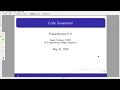 23 Code Generation - PART-1