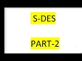S-DES Part-2 Encryption Technique