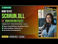 Fix scrrun dll Script
