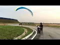 Flying Paramotor at Cyberjaya on Depavali day 10.11.2015