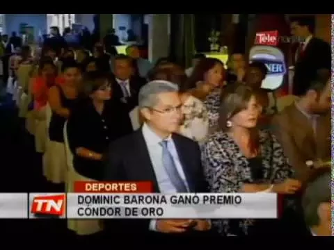 Dominic Barona ganó premio Cóndor de Oro