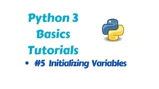 Programming in Python 3 - Initializing Variables