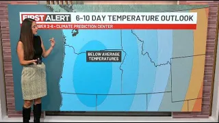 Cooler weather on the way this weekend plus rain chances increase next week