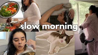 Lazy Morning with My Cat | Skincare & Pamper Routine |