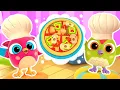 Download Lagu Hop Hop the owl cooks toy pizza! New baby cartoons for kids. Funny stories for babies.