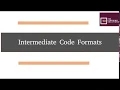 Intermediate Code Formats Postfix Notation Syntax Tree Three-Address Code