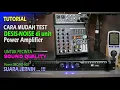 Lagu Cara Mudah Test, Desis / NOISE pada Power Amplifier,... DBQ HD500