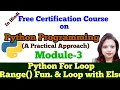 PY17 Python For Loop Range Function For Loop with Else Live Running Code on Jupyter Notebook