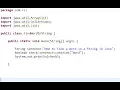 How to Find a Word in a String in Java - Intact Abode