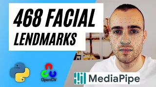 Facial Landmarks Detection with Opencv Mediapipe and Python
