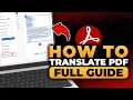 Adobe Acrobat Translate PDF 100 WORKS NO Yapping To The Point FAST EASY