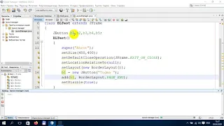 Java swing Border layout