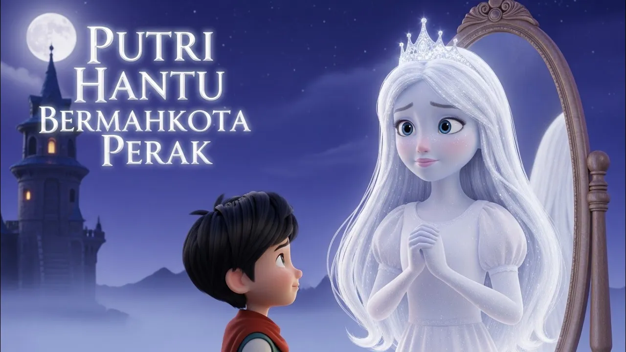 The Secret of the Silver-Crowned Ghost Princess ✨👻 children's fairy tales, children's animated st... poster